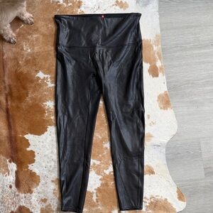 SPANX Faux Leather Leggings